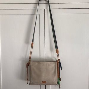 Viva Consuela Snake Print Leather Crossbody